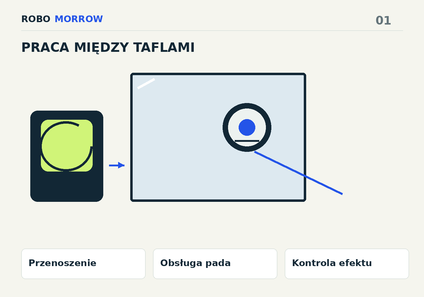 Przenoszenie → Obsługa pada → Kontrola efektu