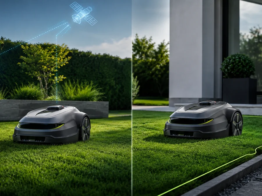 Featured image for RTK or boundary wire? Robot mower systems compared
