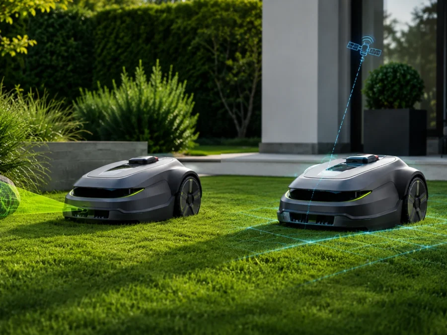 Featured image for Vision AI or RTK for a robot mower? Choosing a navigation system