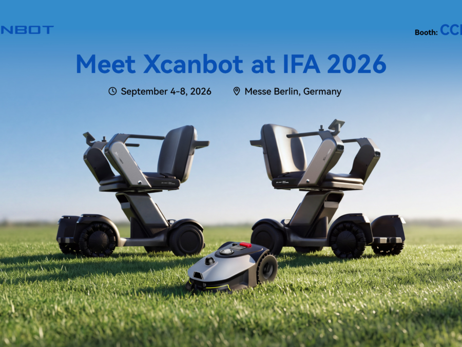 XcanMow Mix 2000 and Mate X in Xcanbot official IFA Berlin 2026 press material