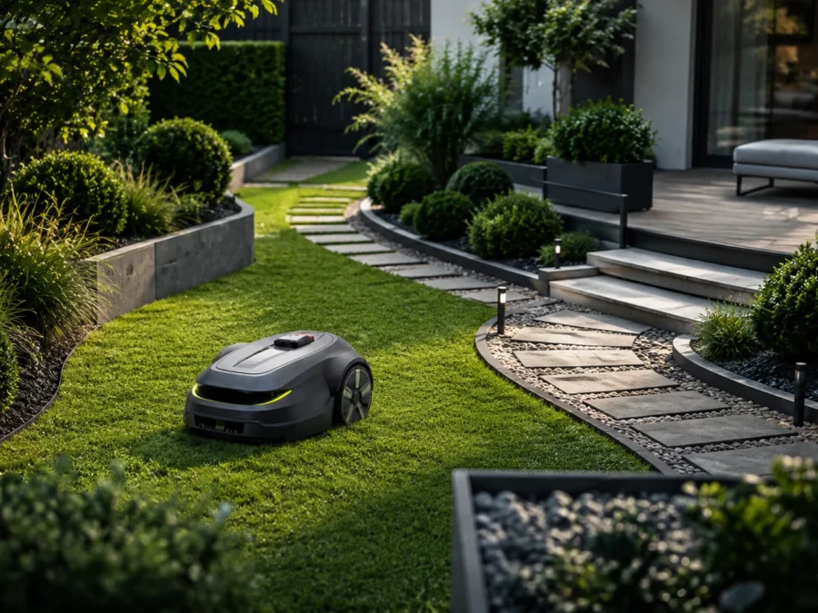 Featured image for Robot mower for a small garden: layout matters more than area