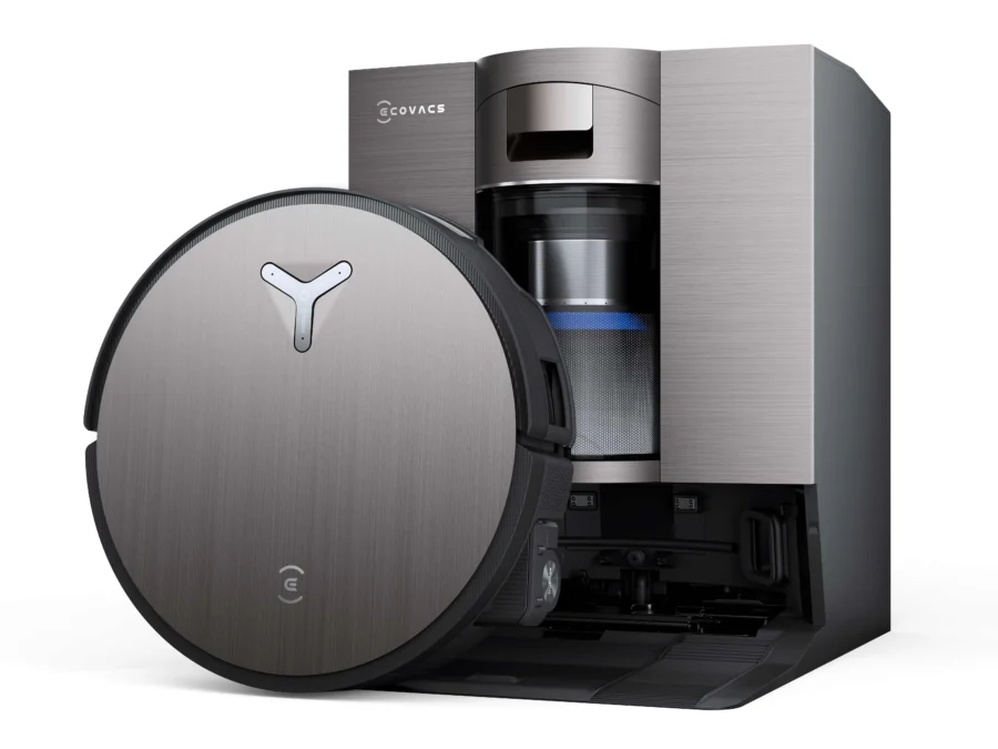 ECOVACS DEEBOT X11 OmniCyclone — oficjalne zdjęcie robota i bezworkowej stacji