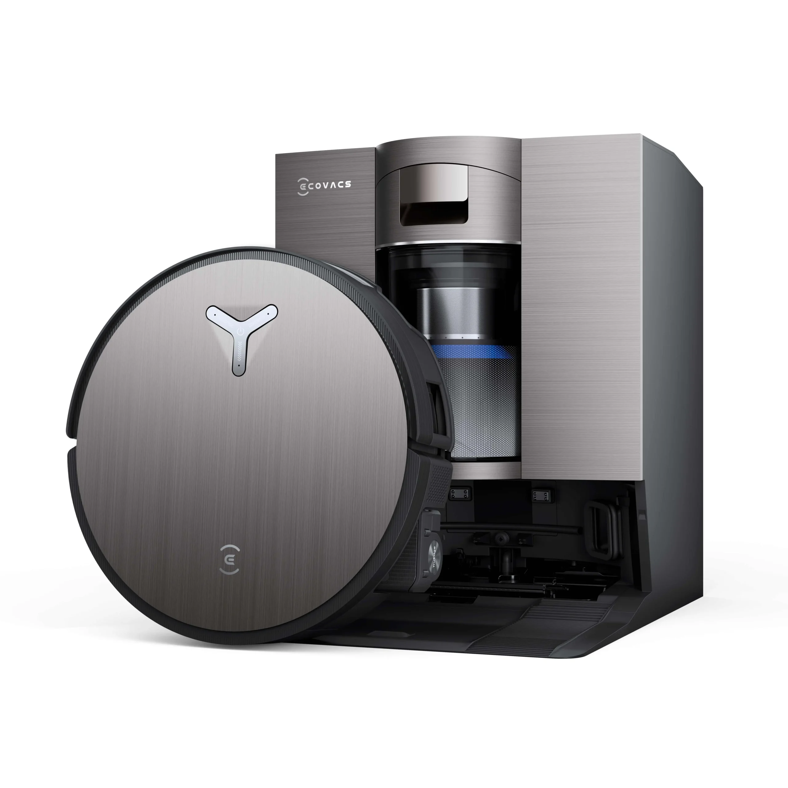 ECOVACS DEEBOT X11 OmniCyclone official robot and bagless dock product image