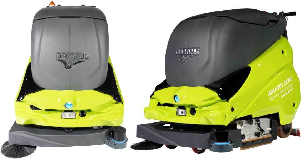 ADLATUS CR700C — autonomous cleaning robot from official ADLATUS Robotics product imagery