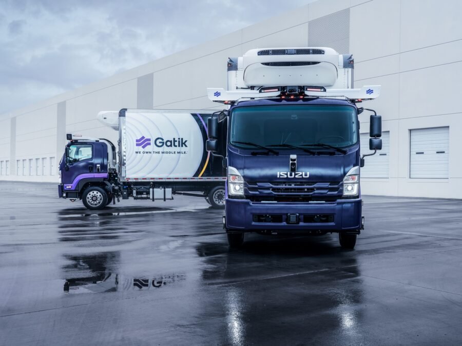 Gatik and Isuzu autonomous trucks — official company image