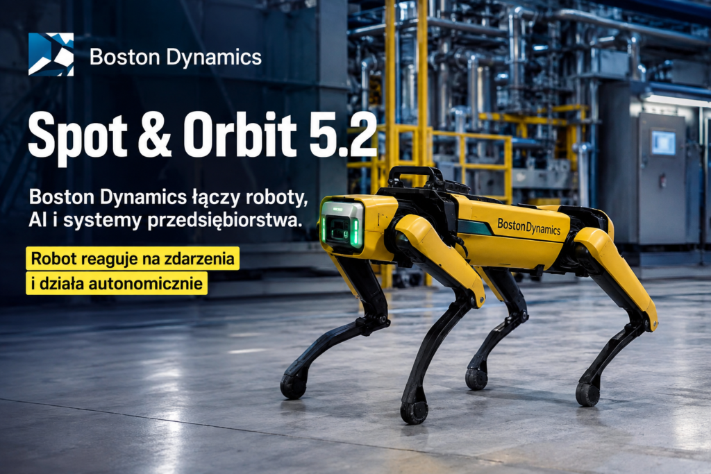 Boston Dynamics Spot in an industrial facility — Spot & Orbit 5.2