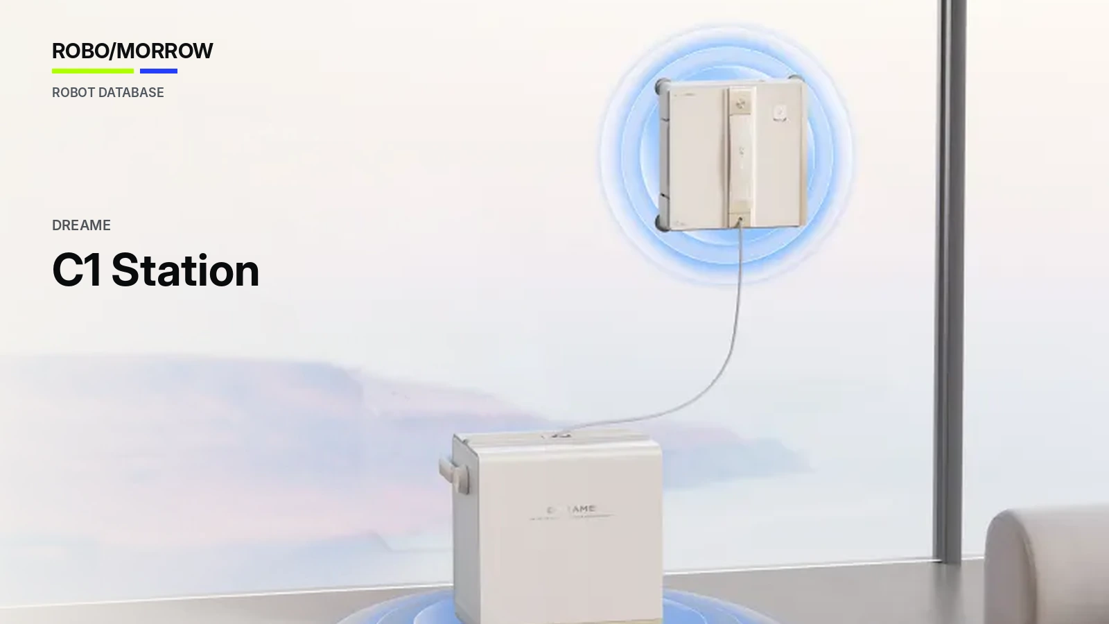 Dreame C1 Station — window-cleaning robot profile