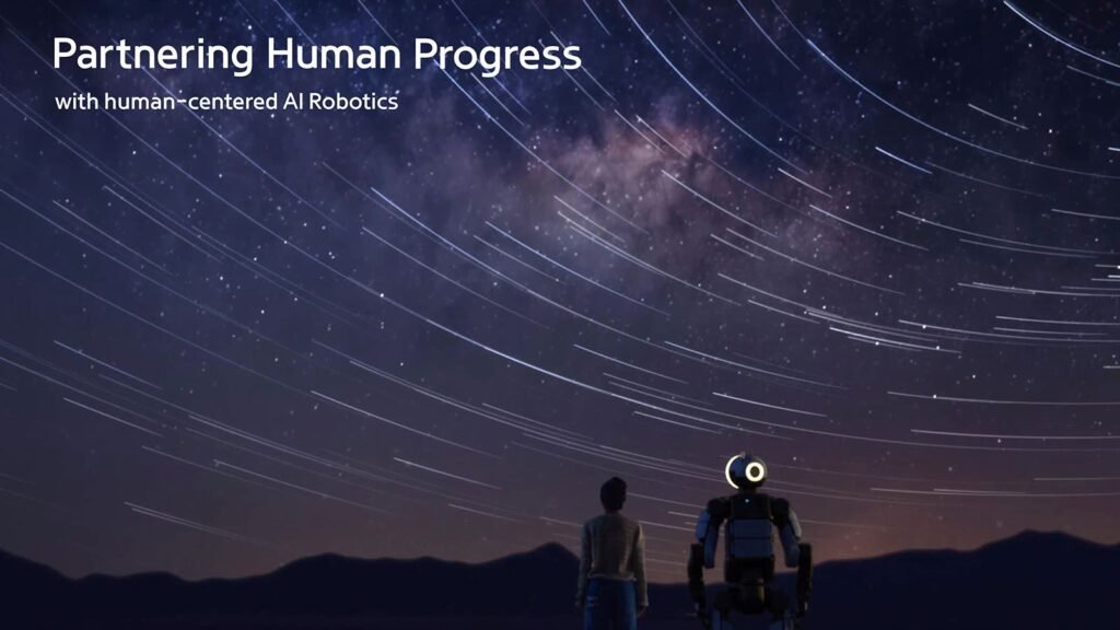 Boston Dynamics Atlas at Hyundai Motor Group CES 2026 presentation — official manufacturer image