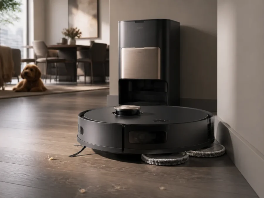 Wizualizacja redakcyjna robota MOVA P50 Pro Ultra; nie jest oficjalnym zdjęciem producenta.
