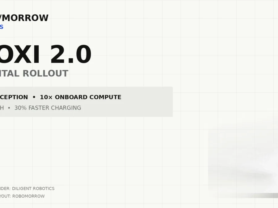 Moxi 2.0 — robot szpitalny Diligent Robotics rozpoczynający wdrożenia w 2026 roku