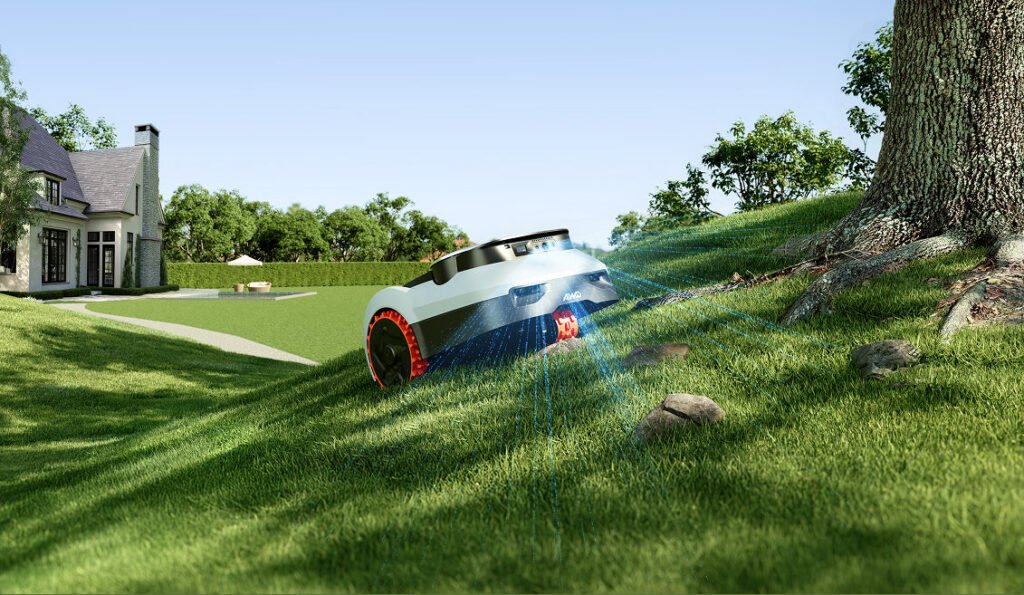 Segway Navimow i2 LiDAR Pro official product image for comparison with i215 LiDAR