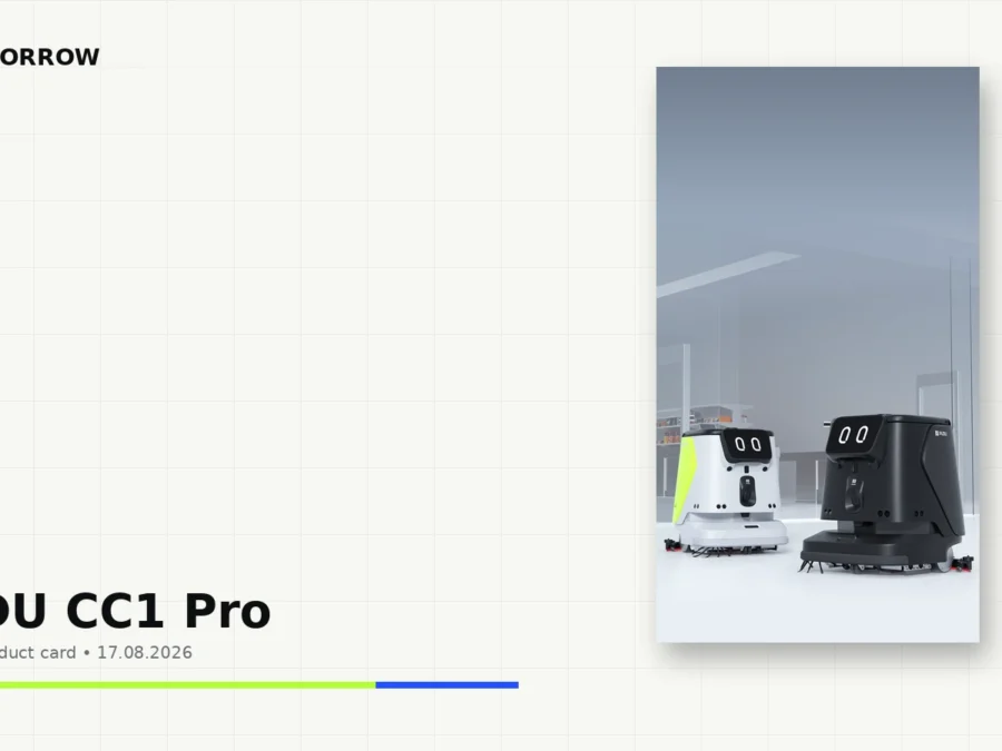PUDU CC1 Pro — profesjonalny robot sprzątający 4-in-1