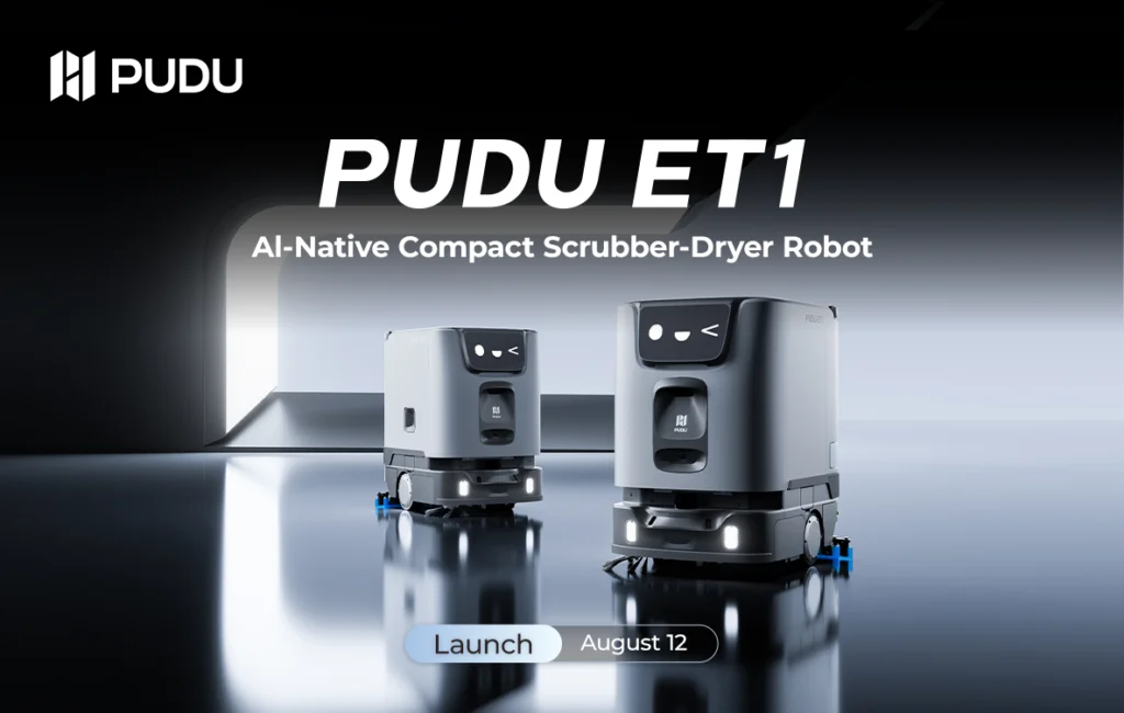 PUDU ET1 — compact autonomous cleaning robot for small commercial spaces