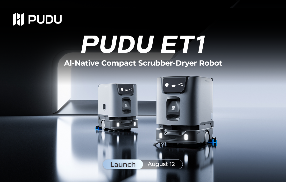 PUDU ET1 — compact autonomous cleaning robot for small commercial spaces