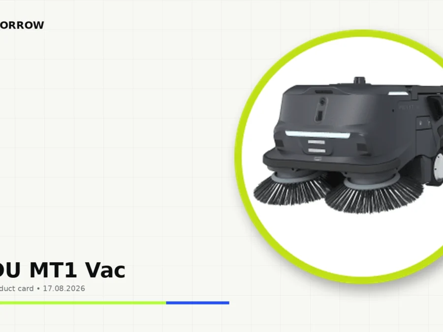 PUDU MT1 Vac — robot do komercyjnego odkurzania i zamiatania