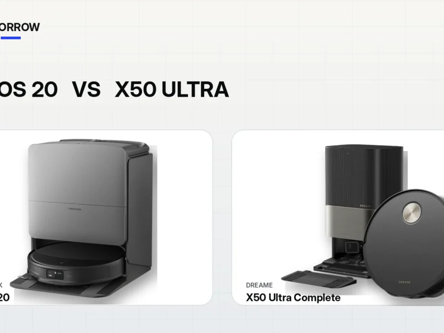 Roborock Saros 20 vs Dreame X50 Ultra Complete comparison