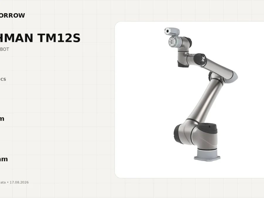 Techman Robot TM12S — cobot przemysłowy
