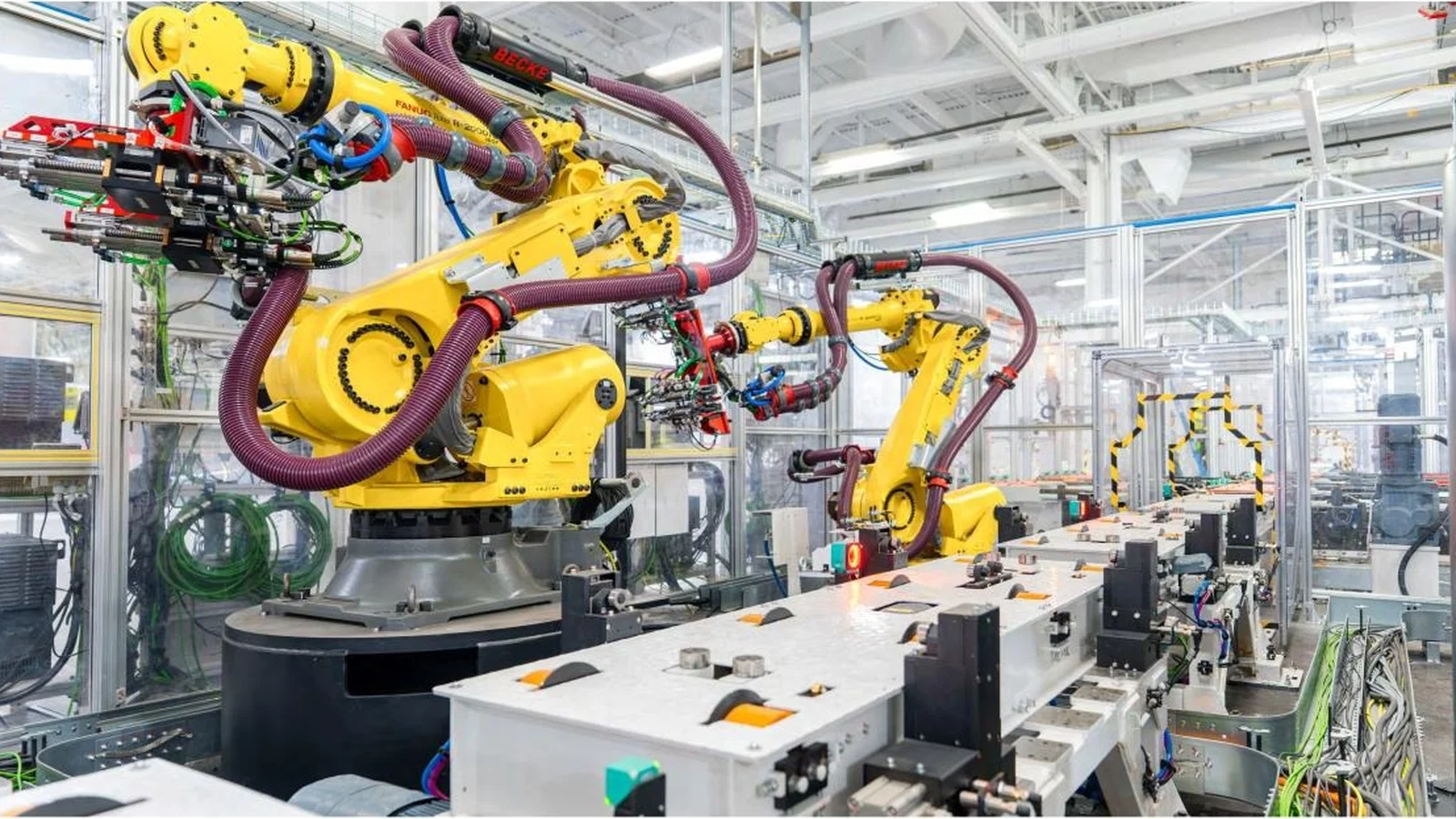 Tesla Optimus first-generation production line at the Fremont Factory