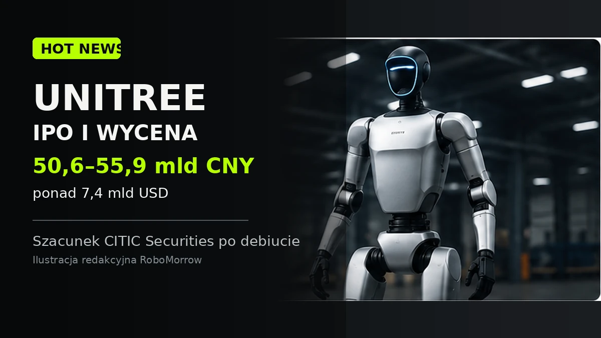 Featured image for Unitree valued at $9 billion as DeepSeek invests in humanoids and embodied AI