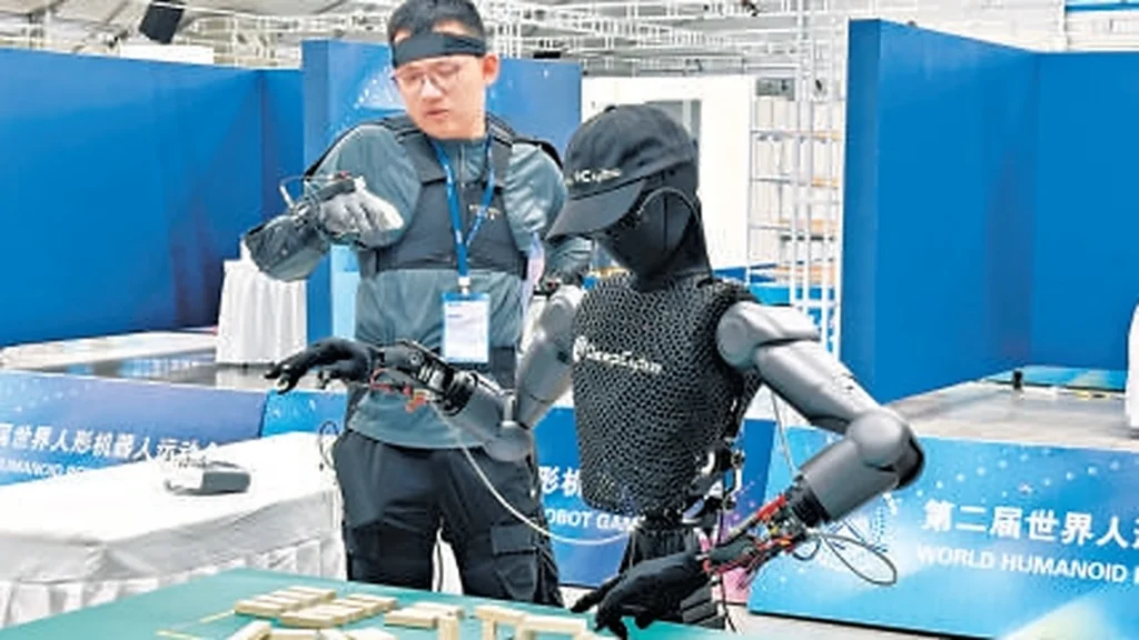 Humanoid robot at the 2026 World Humanoid Robot Games in Beijing — sprint speed, autonomy and dexterity analysis