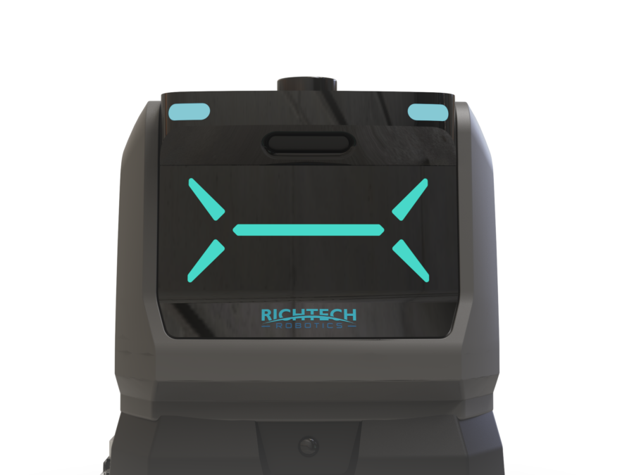 DUST-E S in Richtech Robotics product imagery; the contract model variant is not identified