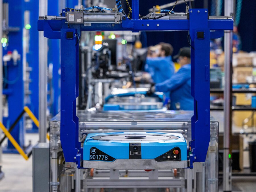 Amazon Robotics Hercules robot — official Amazon image illustrating the drive-unit technology used in fulfillment centers