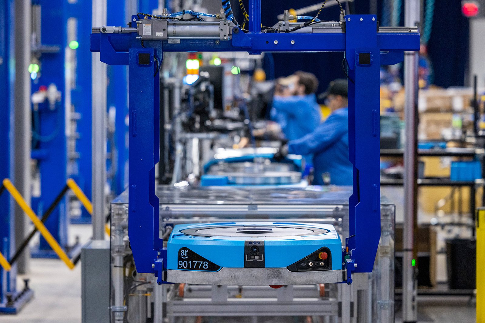Amazon Robotics Hercules robot — official Amazon image illustrating the drive-unit technology used in fulfillment centers