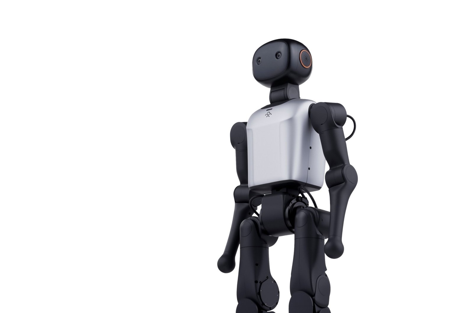 Faraday Future Master Mini humanoid in an official product visualization