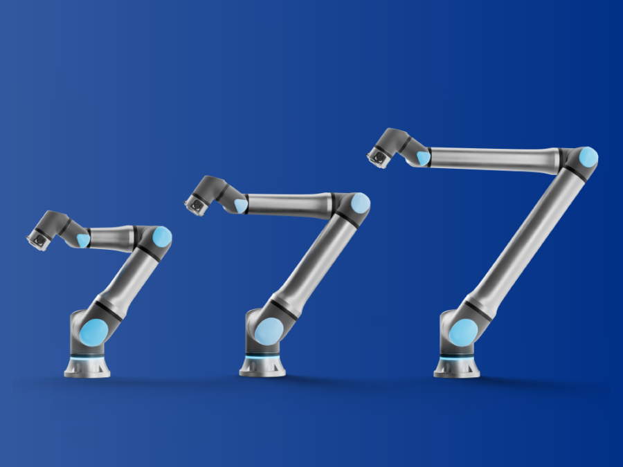 Universal Robots Gen 7 g-Series cobot family — official manufacturer image
