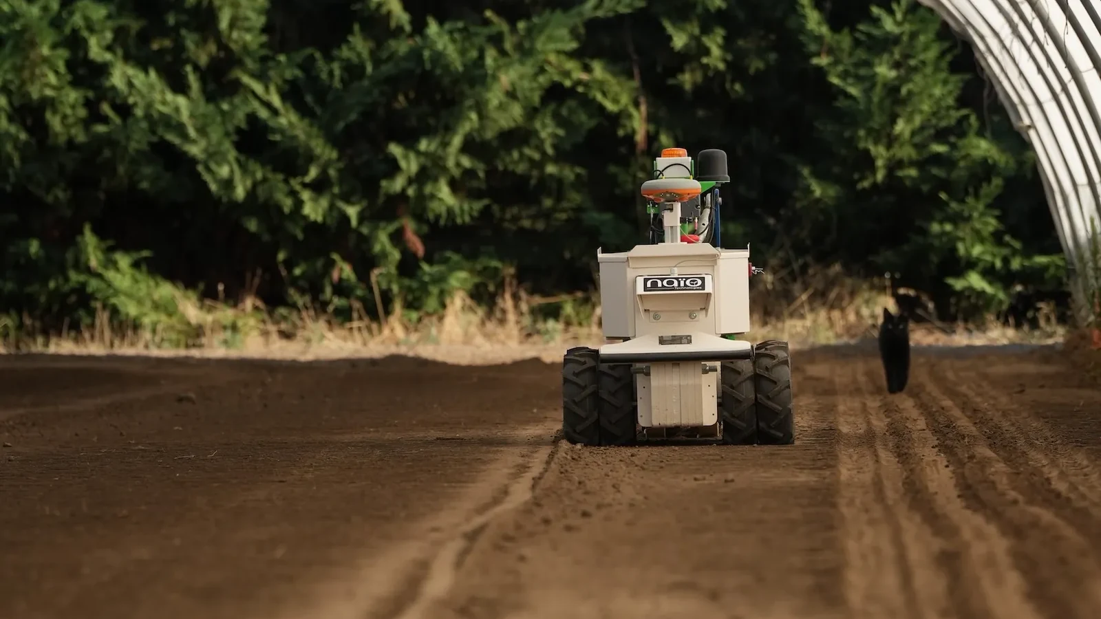 Naïo OZ compact robot for work in crop rows