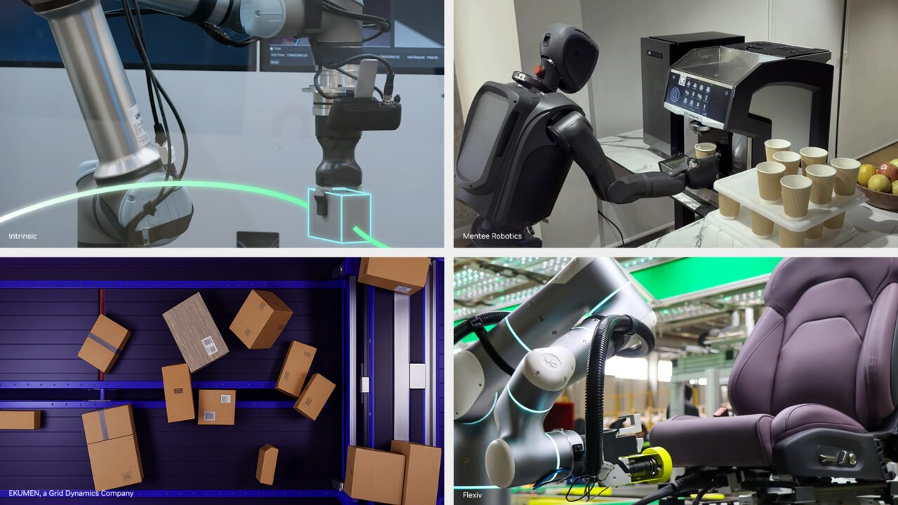 Roboty i aplikacje wykorzystujące NVIDIA Isaac ROS podczas prezentacji ROSCon 2026
