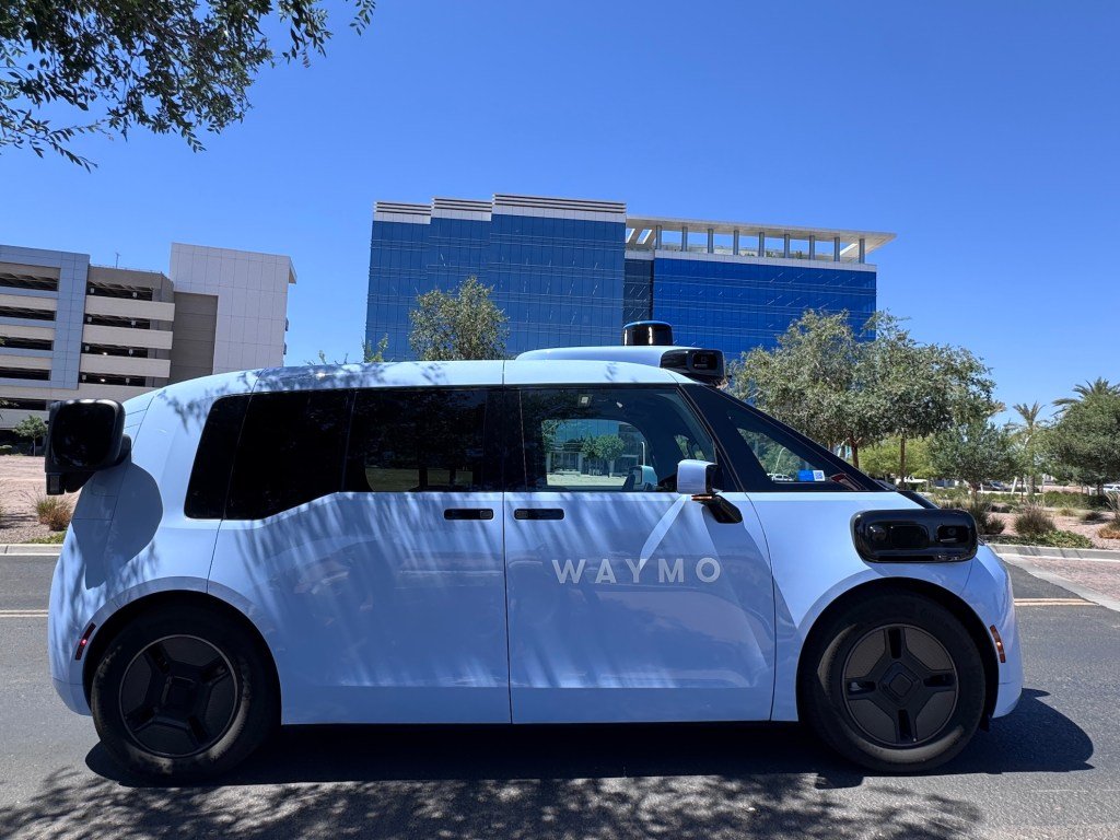 Waymo Ojai robotaxi with the sixth-generation Waymo Driver, photo used in TechCrunch coverage