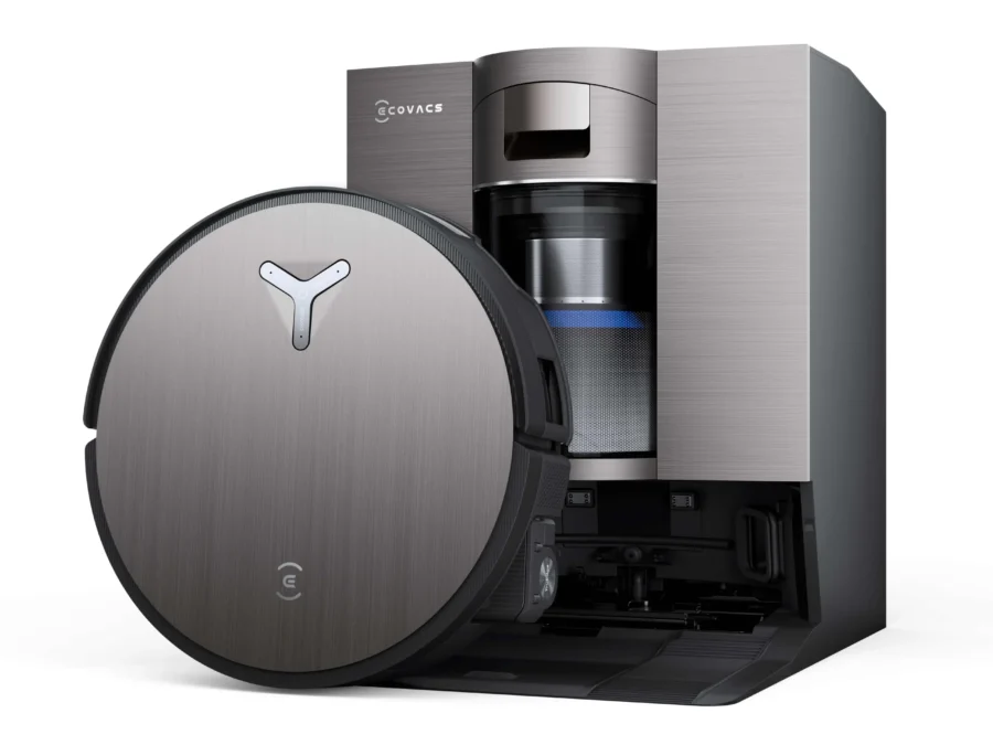 ECOVACS DEEBOT X11 OmniCyclone — oficjalne zdjęcie robota i bezworkowej stacji
